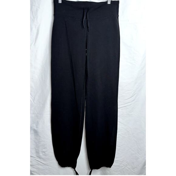 Lululemon Athletica Womens Size 6 Black Drawstring Cinchable Ankle Jogger Pants - Picture 1 of 7